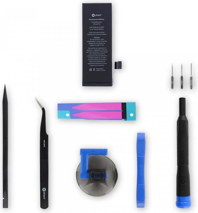Produktbild iFixit EU124002-5 Handy-Ersatzteil Batterie/Akku Schwarz