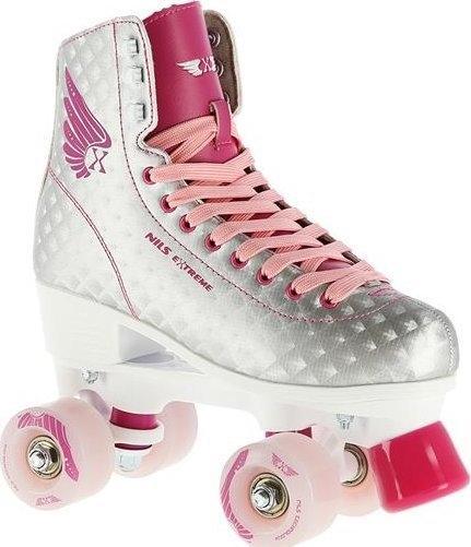 Nils NQ14198 SILVER-PINK SIZE M. 35 EXTREME ROLLER SKATES (35)
