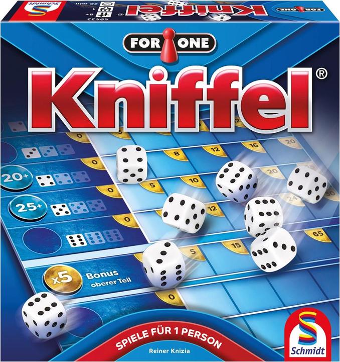 Produktbild Schmidt Spiele For One Kniffel (d) (Deutsch)