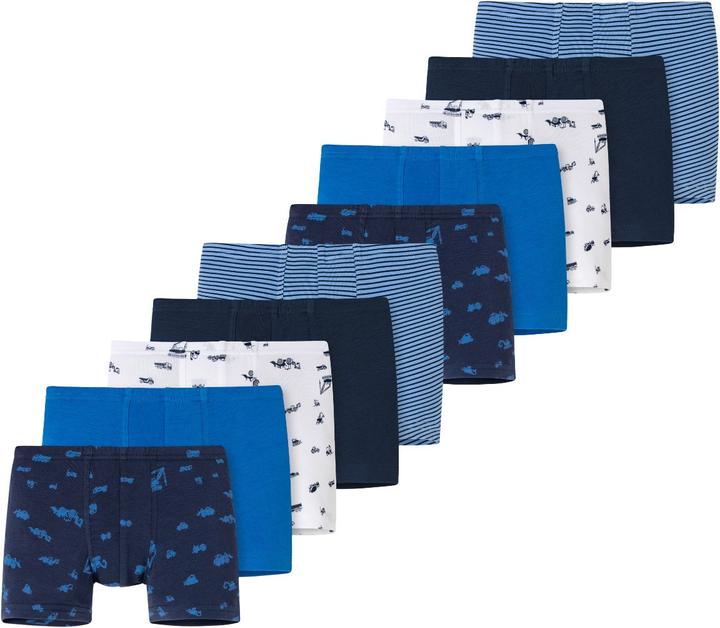 Schiesser Lot de 10 shorts / pantalons Kids Boys 95/5 Organic Cotton