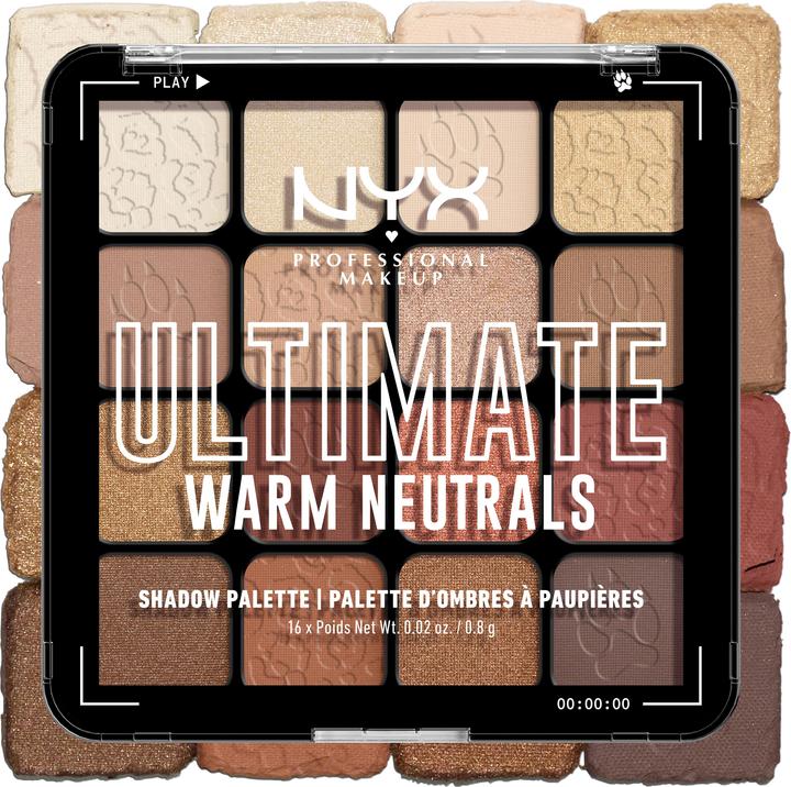 Actual product image NYX Professional Make-Up Ultimate (Warm Neutrals)