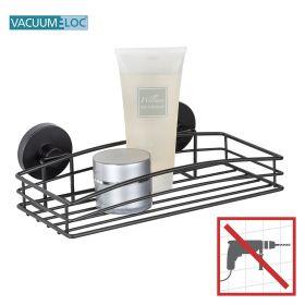 Produktbild Wenko Vacuum-Loc Wandablage schwarz (26 x 14 x 6.5 cm)