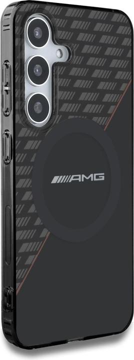 Immagine prodotto Mercedes AMG Double Layer Rhombs MagSafe Case for Samsung Galaxy S25 - Black/Red (Samsung Galaxy S25)