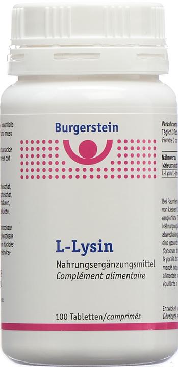 Produktbild Burgerstein L-Lysin (90 Stück, Tabletten, 50 g)