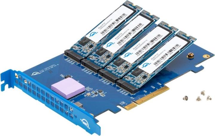 OWC 16.0TB Accelsior 4M2 PCIe M.2 NVMe SSD Adapter Card