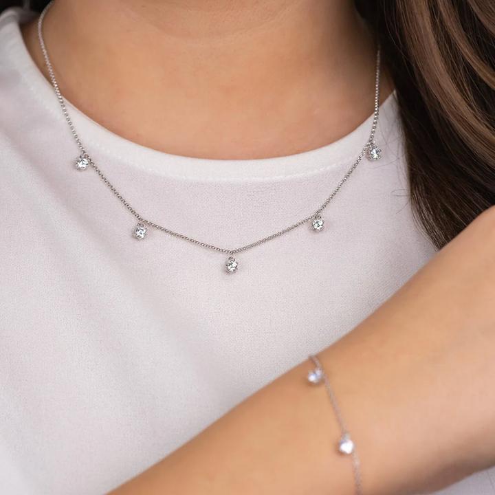 Image du produit Engelsrufer Collier en argent avec zircons clairs Shiny ERN-SHINY-05-ZI (Argent 925)