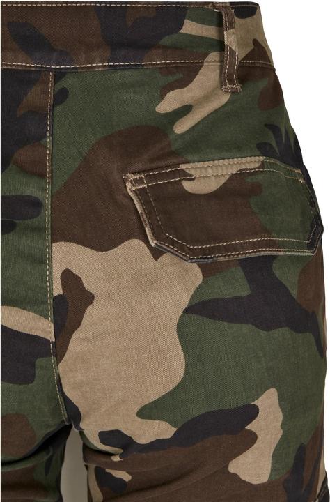 Actual product image Urban Classics Ladies High Waist Camo Cargo Pants (28)