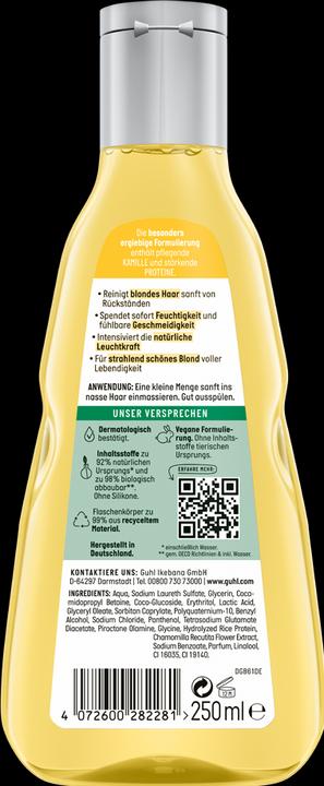 Actual product image Guhl Blonde Fascination Shampoo Colour Shine (250 ml, Liquid shampoo)