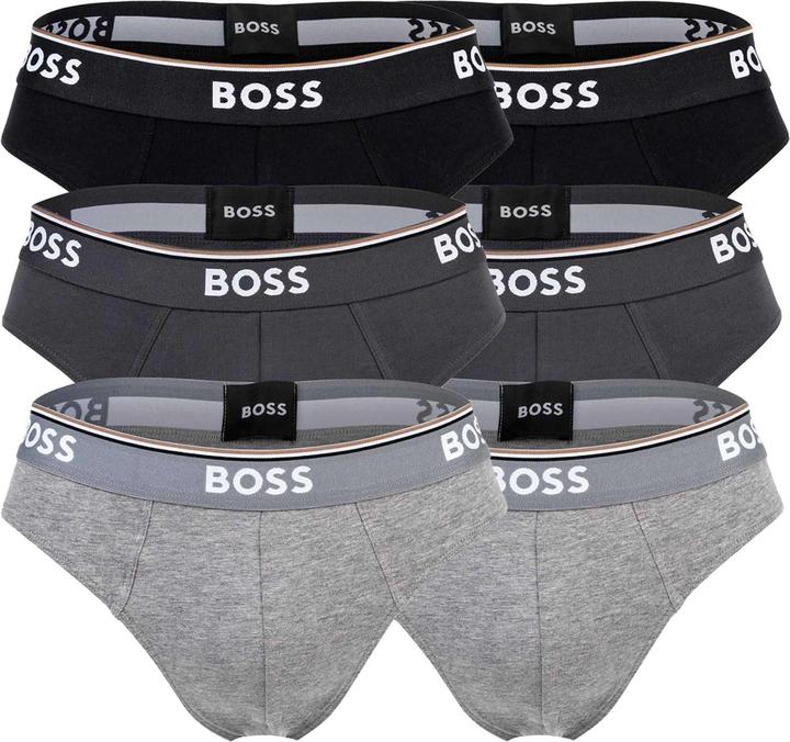 BOSS (Electronics) Slip Casual Stretch Briefs 3P Power - 19928 (XL, 6er Pack)