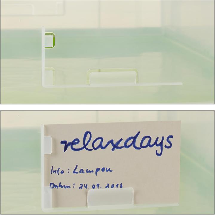 Actual product image Relaxdays Transparent Lidded Folding Box (59.5 x 39.5 x 31.5 cm, 74 l)