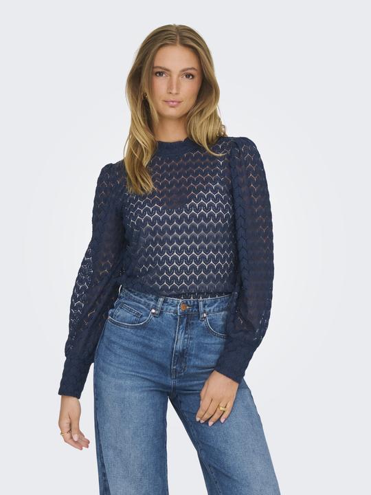 Immagine prodotto JdY Top decorato in pizzo con maniche lunghe Top (XS)