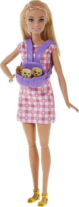 Actual product image Barbie Doll with dog and puppies