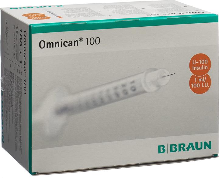 Image du produit B.Braun Insulin 100 1ml 0.3x8mm G30 einz (Seringue d'insuline)