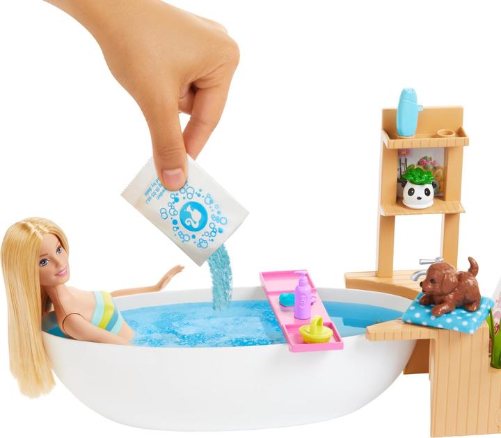 Produktbild Barbie Wellness Sprudelbad Spielset und Puppe (blond)