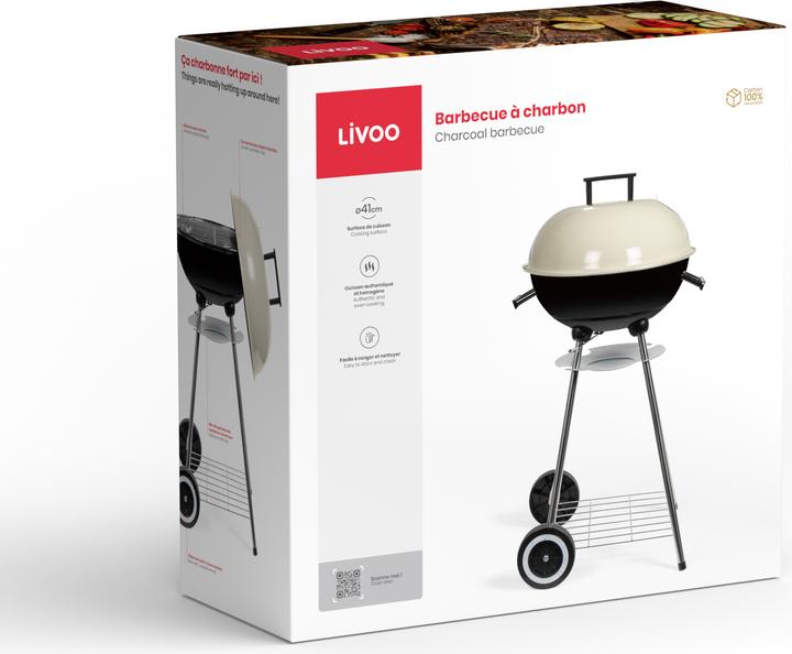 Actual product image Livoo Charcoal barbecue