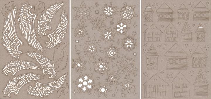 Actual product image Pronty Crafts Punching motifs "grey board (38 x)