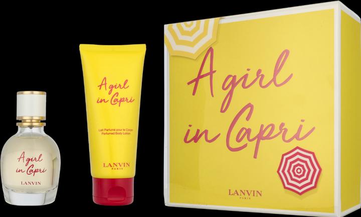 Lanvin A Girl In Capri - EDT 50 ml + body lotion 100 ml (Parfum set)