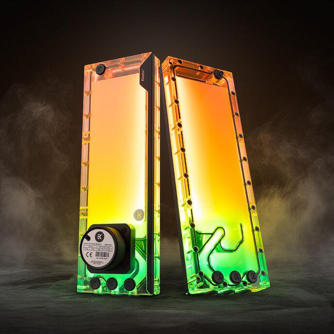 Produktbild EKWB EK-Quantum Kinetic3 FLT D5/DDC Ausgleichsbehälter - 360mm, D-RGB, Acryl