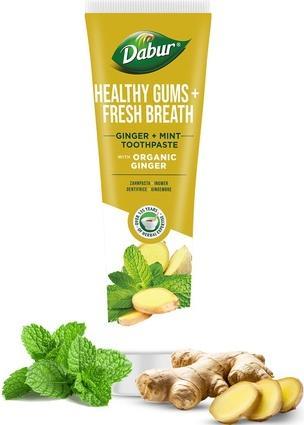 Immagine prodotto Dabur Organic Ginger & Mint Toothpaste 100ml (100 ml)
