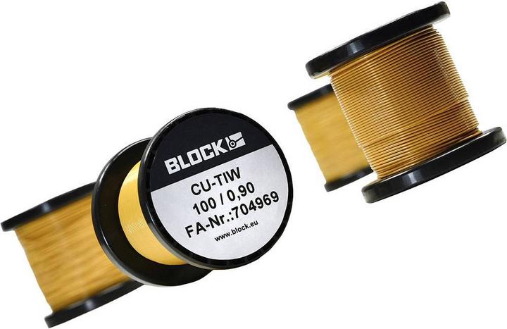 Block Triple insulated copper wire TEX-E CU-TIW (226.10 m)