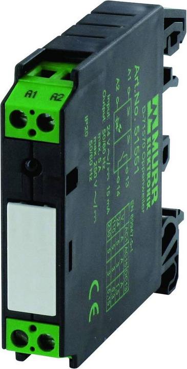 Actual product image Murr Elektronik RMM 24VDC Output relay IN: 24 VDC - OUT: 250 VAC/DC 6 A 1 NO - 12 mm screw terminal