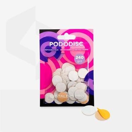 Actual product image Staleks Pododisc Pro S Replaceable Overlays 240 50Pcs. (50 x)