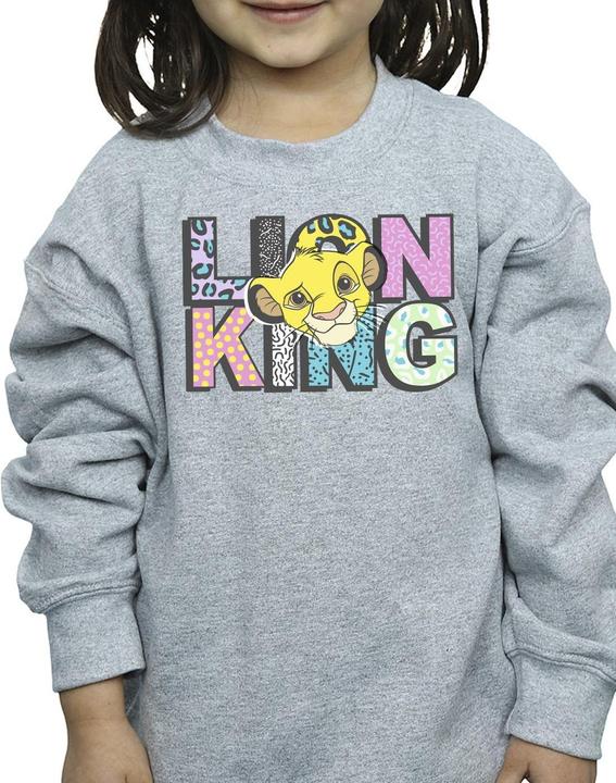 Produktbild Disney The Lion King Pattern Logo Sweatshirt Mädchen (104)