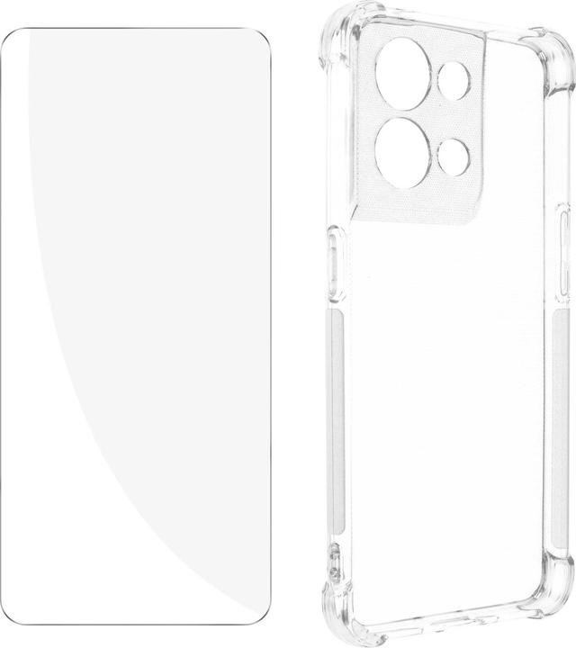 Actual product image Avizar Premium Protection Set: Cover + Foil Series (Oppo Reno 8)