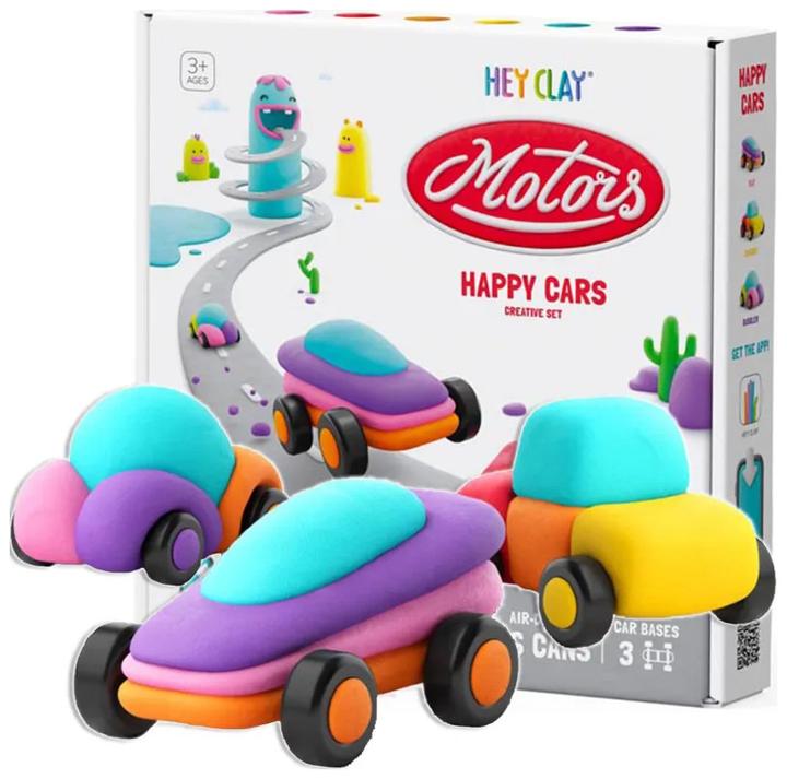Image du produit TM Toys Hey Clay Happy Cars Set For 3+ Years 60902