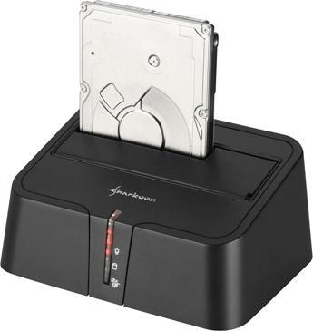 Immagine prodotto Sharkoon QuickPort XT, nero, inclusa la funzione OTB