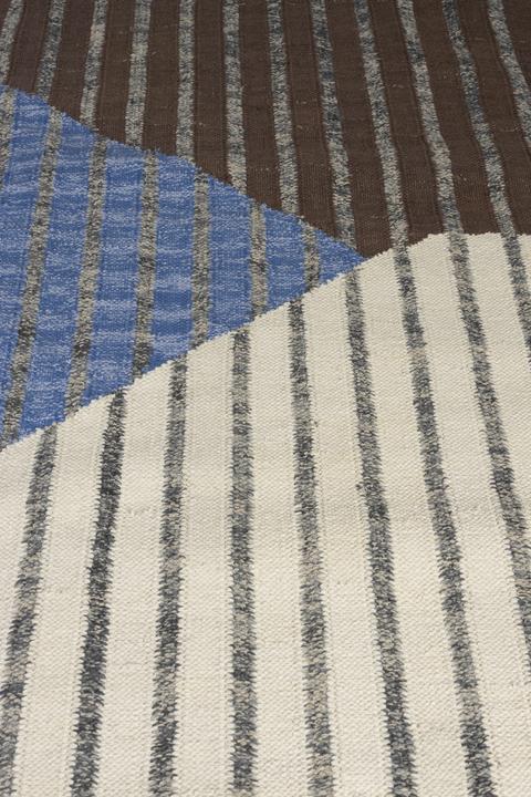 Actual product image Dutchbone Hampton Carpet 200x300 Blue (200 x 300 cm)