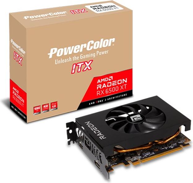 Powercolor Radeon RX 6500 XT ITX (4 Go)