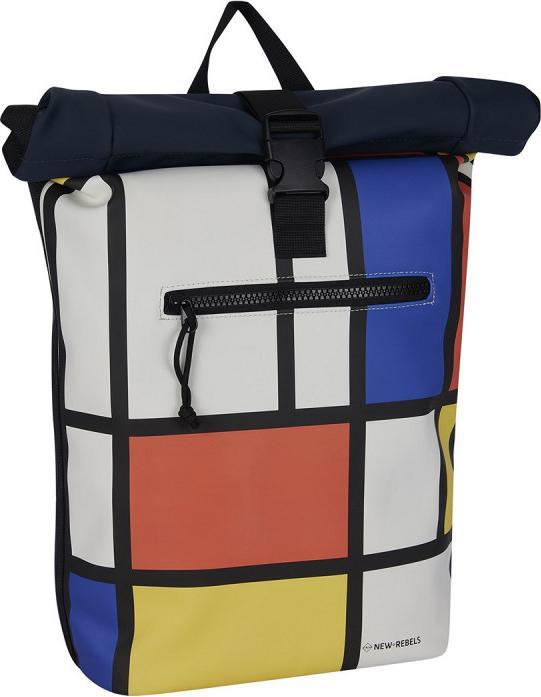 New Rebels Mart Arts Mondriaan Rolltop Backpack