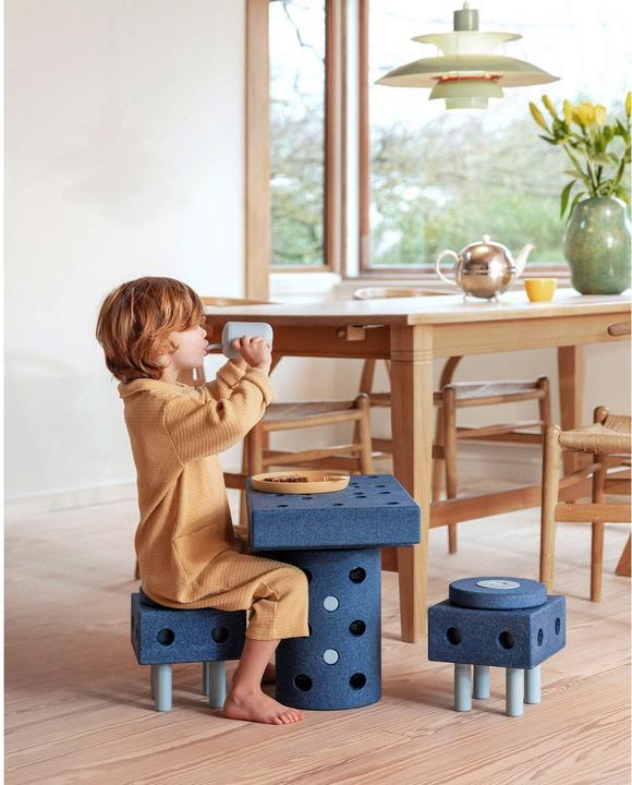 Immagine prodotto Modu Kit Dreamer - Zachte blokken- 33 onderdelen - Open Ended speelgoed- Speelgoed 1 -2-3 jaar - Deep Blu
