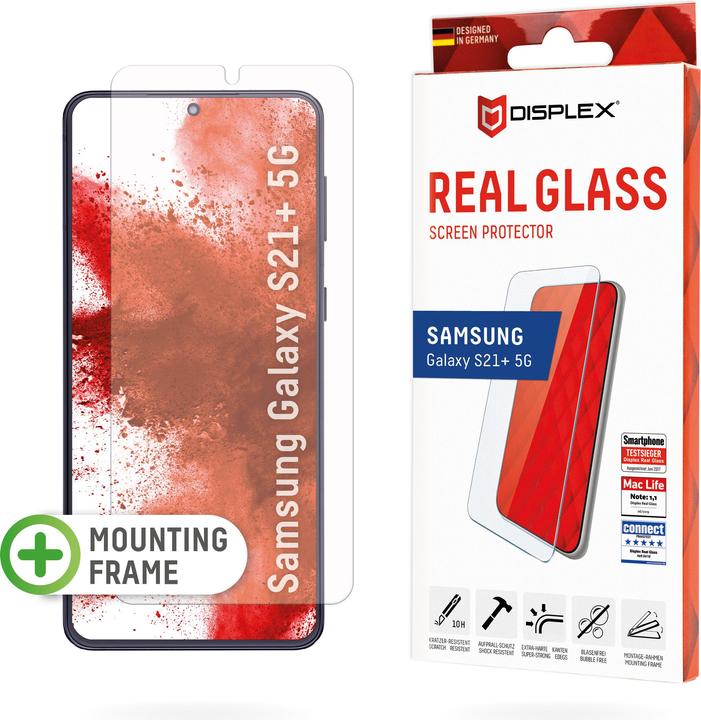 Image du produit Displex Real Glass, 2D Panzerglas (1 pièce(s), Samsung Galaxy S21+ 5G)
