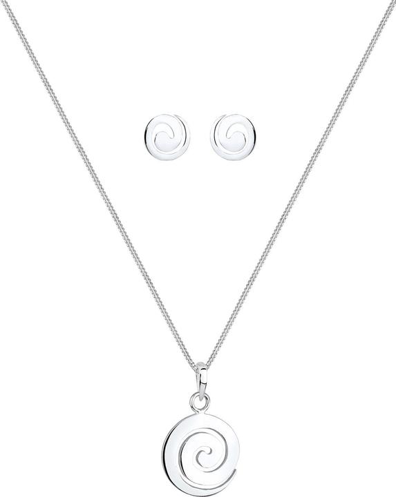 Immagine prodotto Elli Set di gioielli con cerchio rotondo a spirale in argento 925 (Argento 925)