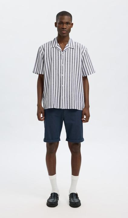 Actual product image Slhrelaxnew-Linen Shirt Ss Resort (XXL)