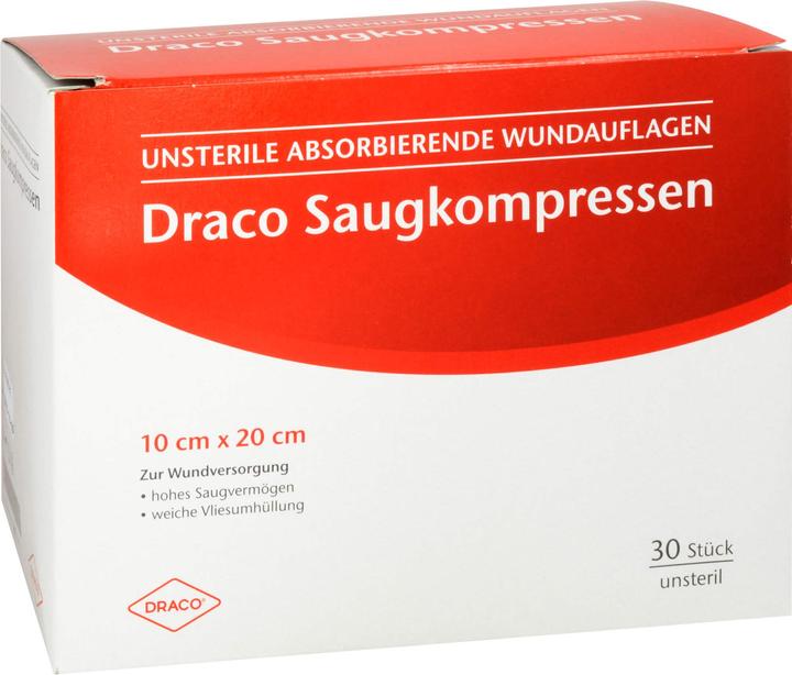 Produktbild Dr. Dry Saugkompressen unsteril 10x20cm Draco, 30 St KOM