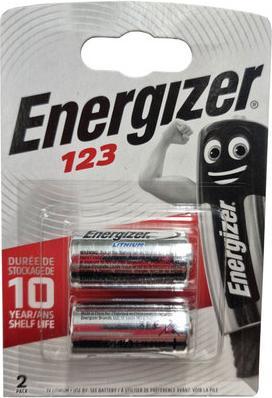 Immagine prodotto Energizer 123 Litio Foto (2 pz., CR123A, 1500 mAh)