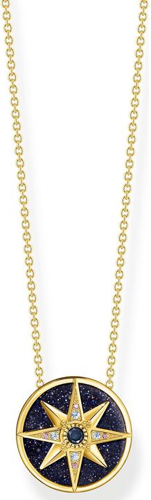 Immagine prodotto Thomas Sabo Collana Royalty Star con pietre oro (Argento 925, 40 - 45 cm)