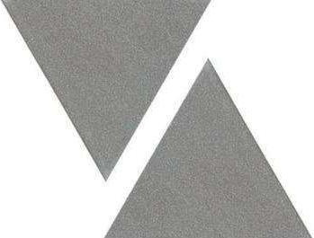 Kleiber Autocollant de signalisation triangle grand env. 6,7x5,8 cm 40 argent 2 pcs (2 x)