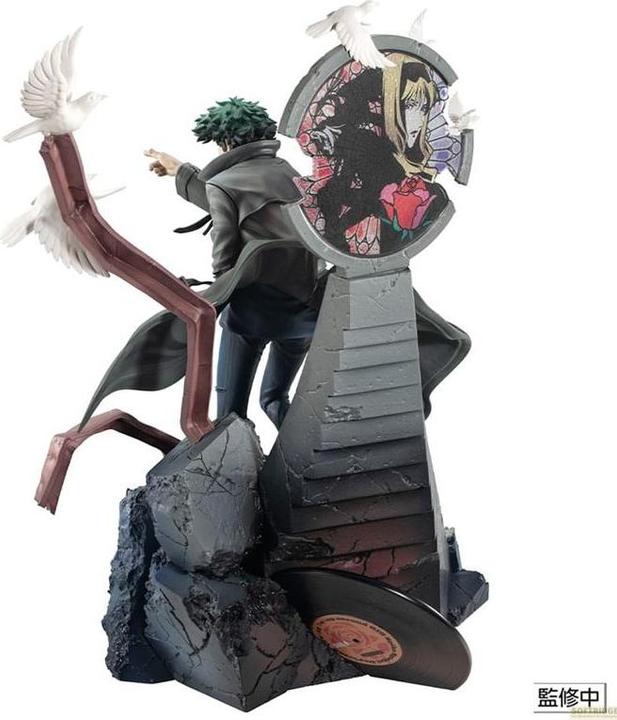 Actual product image Megahouse Cowboy Bebop PVC Statue 2nd GIG Spike Spiegel Daybreak 27 cm