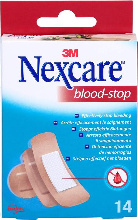 Nexcare Blood Stop haemostatic plasters (14 x)