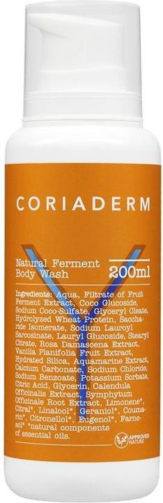 Coriaderm Natural Ferment Body Wash (200 ml)