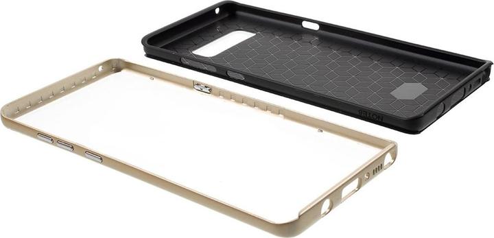 Produktbild König Design Handyhülle für Samsung Galaxy S8 Plus Schutzcase Backcover Bumper Etuis Gold (Samsung Galaxy S8+)