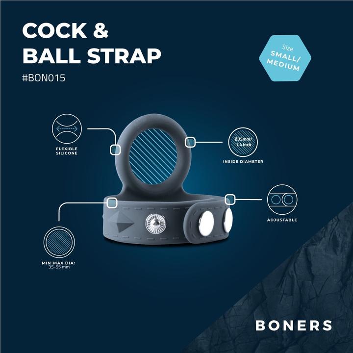 Produktbild Boners Cock & Ball Strap (3.50 cm)