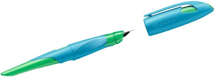 Produktbild STABILO EASYbirdy ergonomischer Schulfüller für Linkshänder Standard-Feder (Grün, Blau, 1 x)
