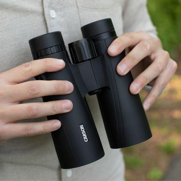 Actual product image Carson VX Series 12x50mm Full Sized High Definition Waterproof Binoculars Black VX250 (12 x, 50 mm)