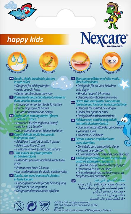 Actual product image Nexcare Happy Kids (20 x)