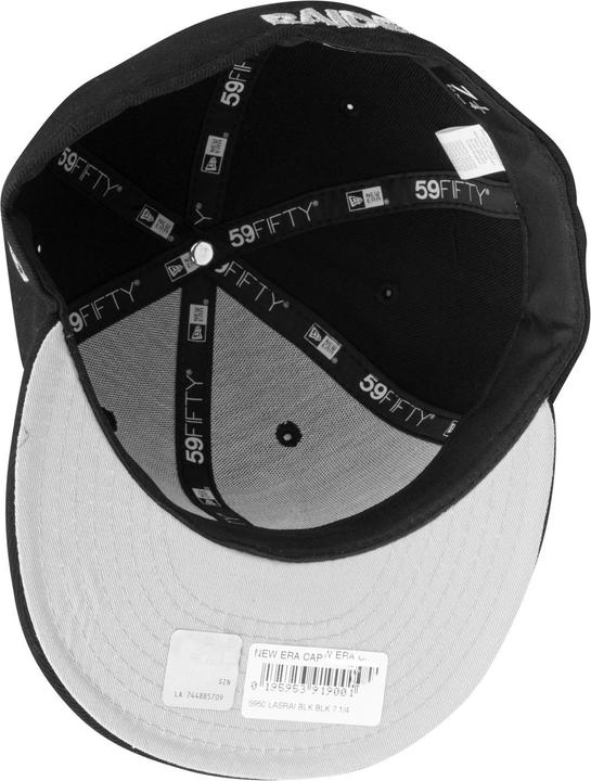 Immagine prodotto New Era 59Fifty Cap Las Vegas Raiders nero argento - 6 7/8 (6 7/8)